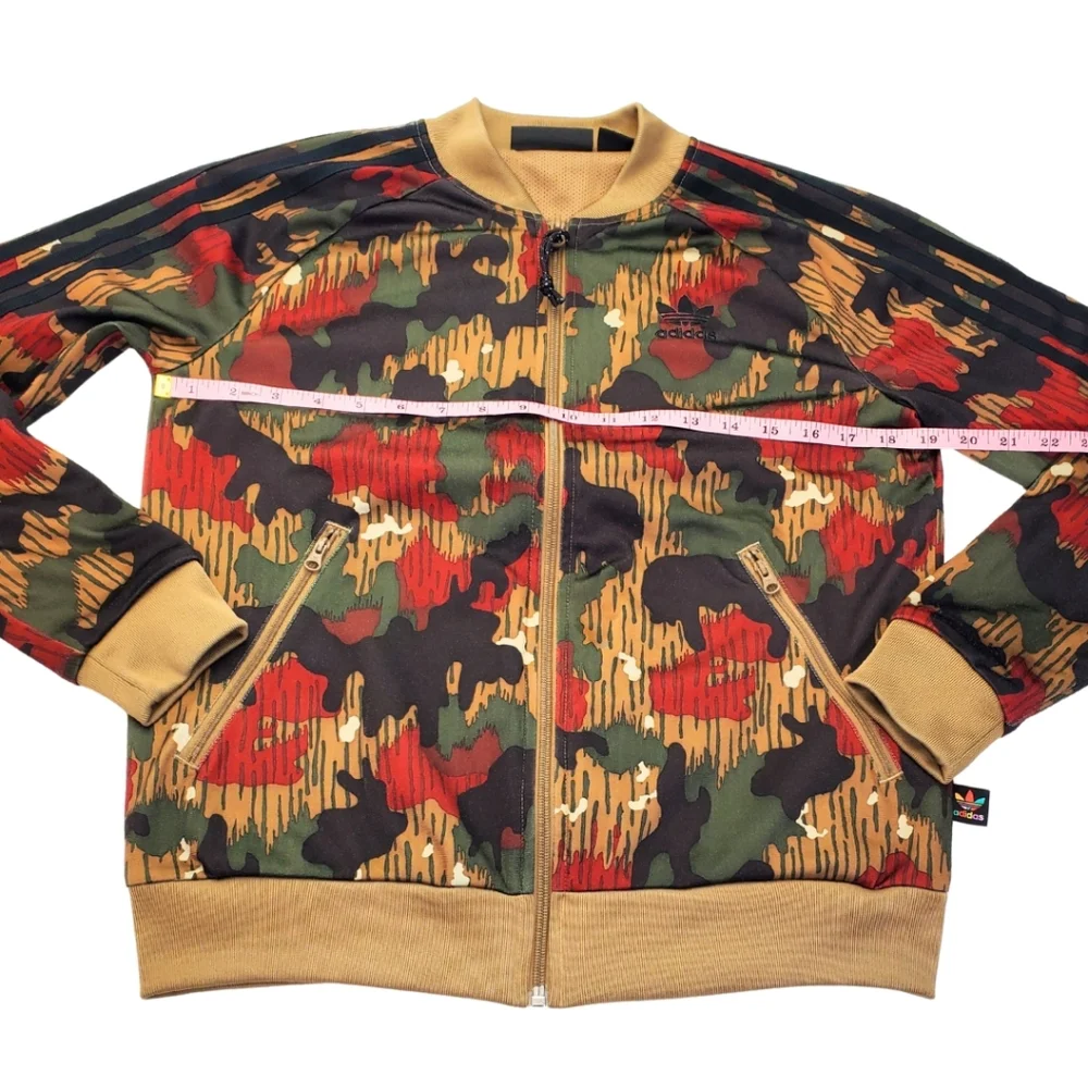 Adidas X Pharrell Williams Women's Hu Hiking Camo Superstar Track Jacket Size S - Picture 3 of 10